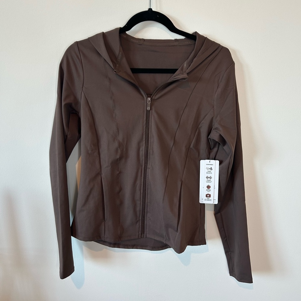 RBX Chocolate Brown Zip-Up Jacket